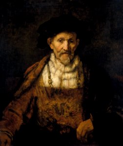 An Old Man in Fanciful Costume, Rembrandt van Rijn, 1651, private collection, England