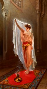 An oriental beauty, by Luis Ricardo Falero