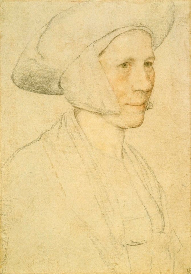 An unknown woman (1) by Hans Holbein the Younger