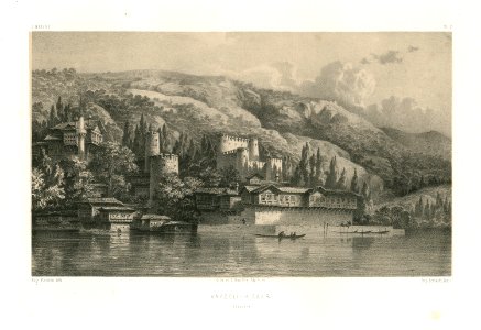 Anadoli – Hissar Bosphore - Flandin Eugène - 1853