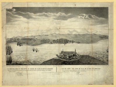 An original view of the castle of Sn. Juan de Ulua & city of Veracrux... LCCN2003679749