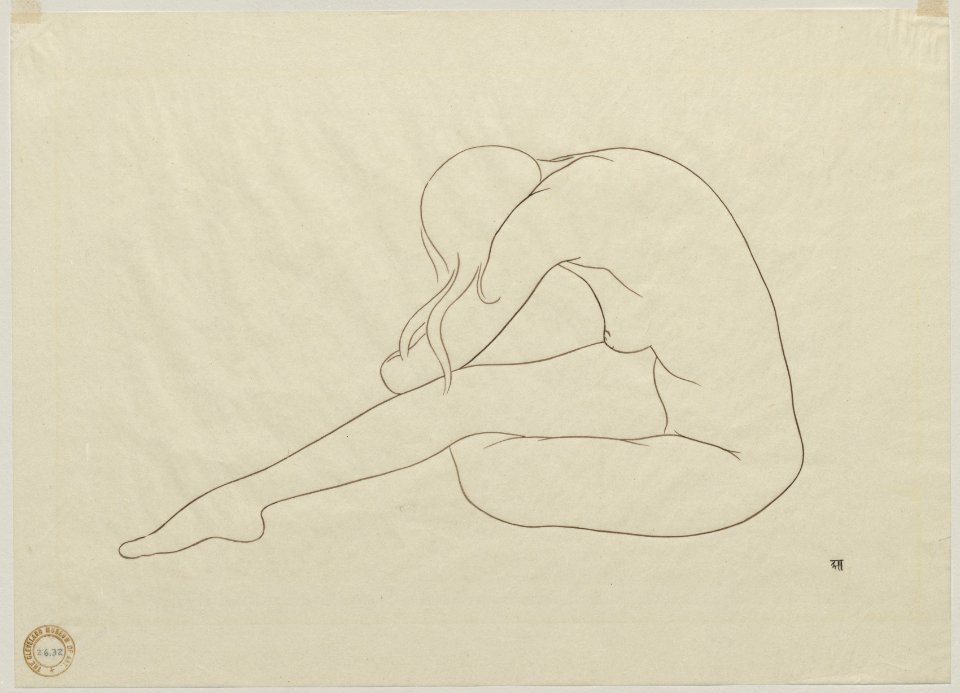 Ananda K. Coomaraswamy (Ceylonese, 1877-1947) - Nude Woman - 1926.32 - Cleveland Museum of Art