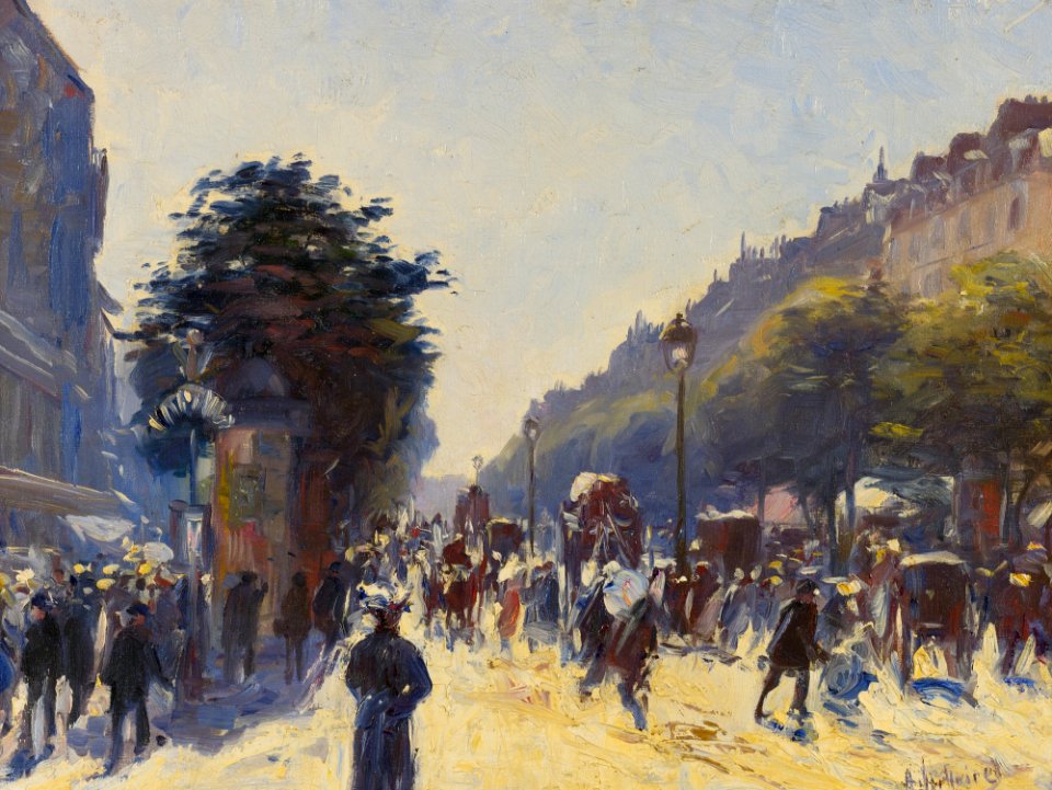Anatole Eugène Hillairet Boulevard des Italiens