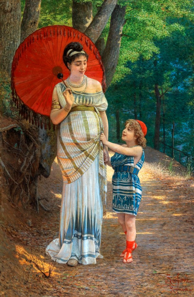 Anatolio Scifoni Red parasol 2
