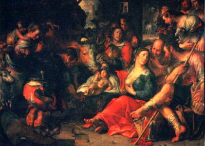 Anbetung der Hirten Joachim Wtewael