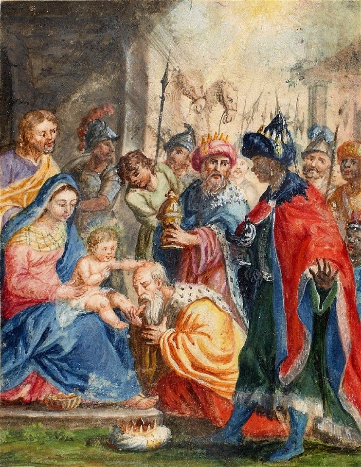 Anbetung der Könige Prager Schule 17Jh