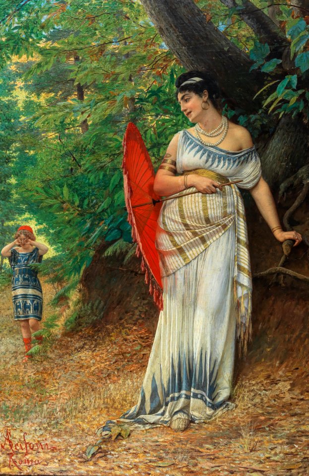 Anatolio Scifoni Red parasol 1