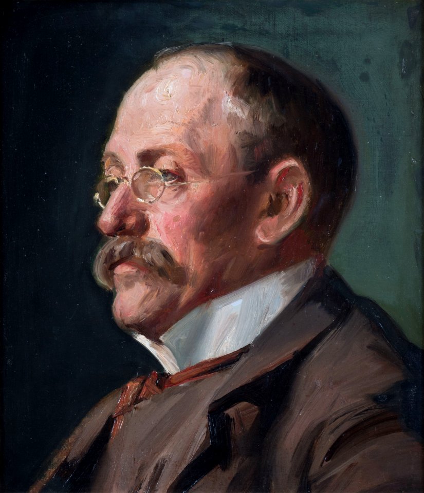 Michael Ancher - Portrett av maleren Eilif Peterssen - Stavanger kunstmuseum - SG.0013