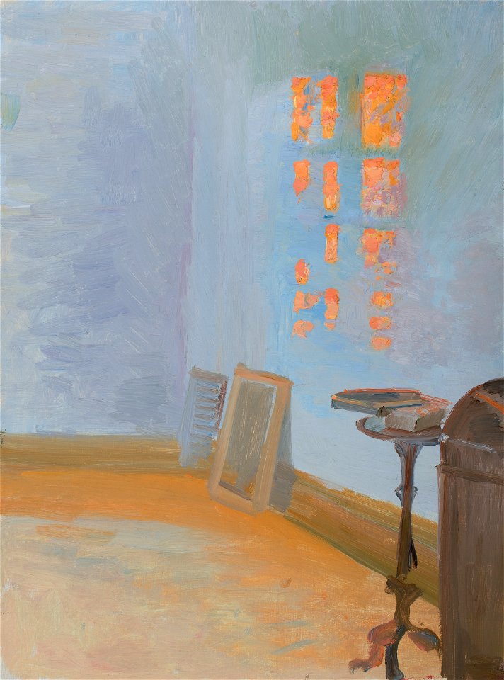 Anna Ancher, Aftensol i kunstnerens atelier på Markvej, after 1913, HAF5078, Skagens Museum