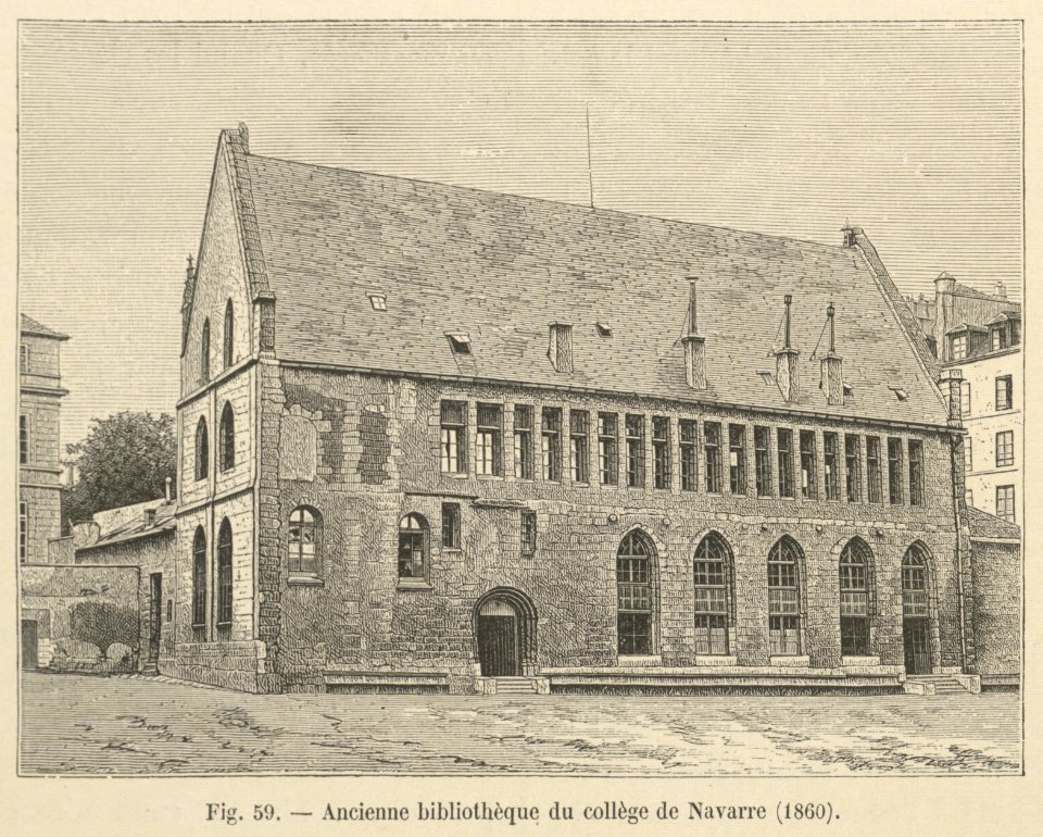 Ancienne bibliothèque du collège de Navarre