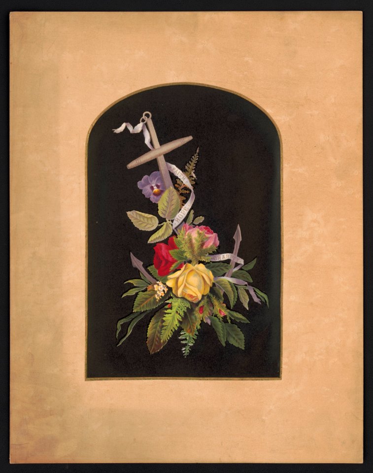 Anchor and flowers, no. 1 - after Mrs. O.E. Whitney. LCCN2017650325