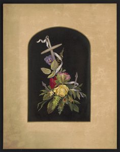 Anchor and flowers, no. 1 - after Mrs. O.E. Whitney. LCCN2017650325