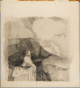 Anchorite (Fantastic Scene), 1870-1875