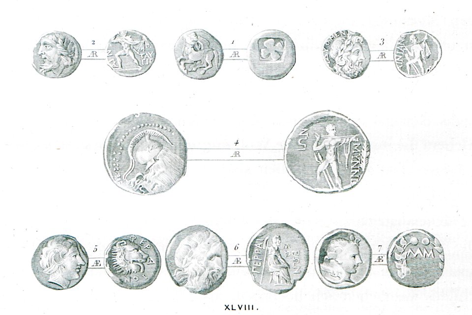 Ancient coins - Peter Oluf Brøndsted - 1830