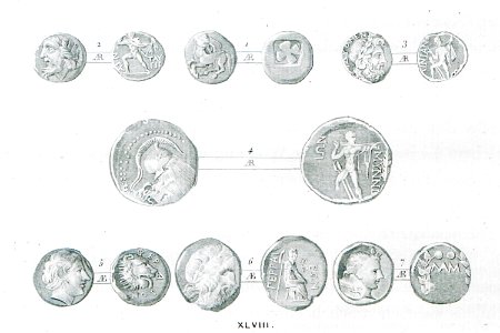 Ancient coins - Peter Oluf Brøndsted - 1830
