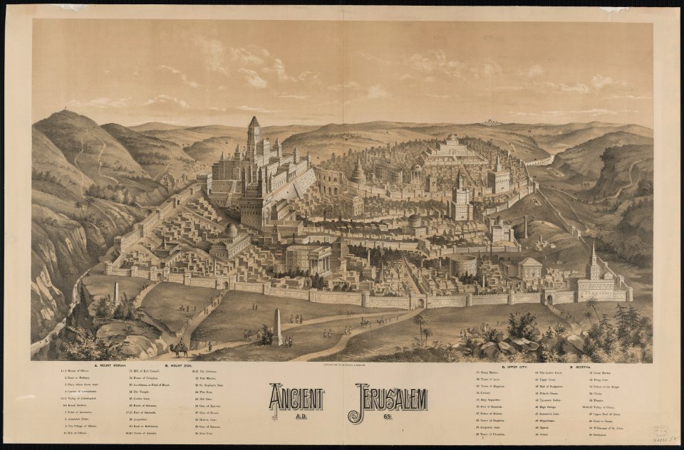Ancient Jerusalem, A.D. 65 LCCN2003680034
