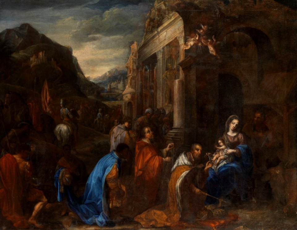 Anbetung der Könige süddeutsch c1680