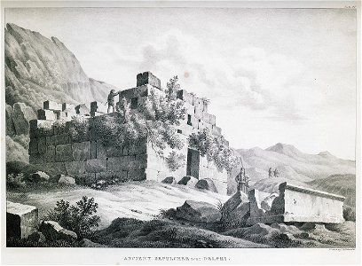 Ancient sepulchre near Delphi - Dodwell Edward - 1834