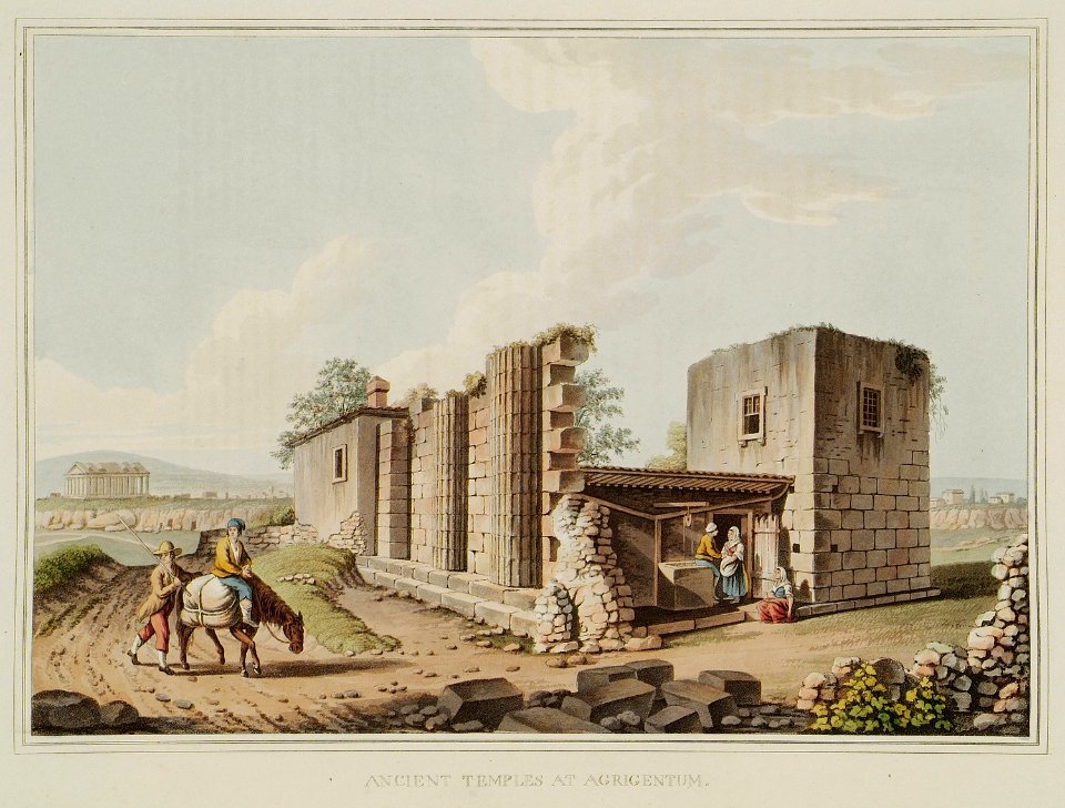 Ancient temples at Agrigentum - Mayer Luigi - 1810