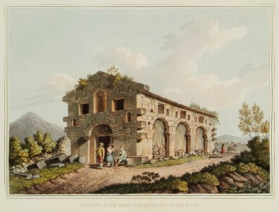 Ancient bath near the fountain of the Palici - Mayer Luigi - 1810