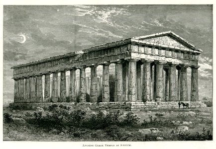 Ancient Greek temple at Paestum - Mahaffy John Pentland - 1890