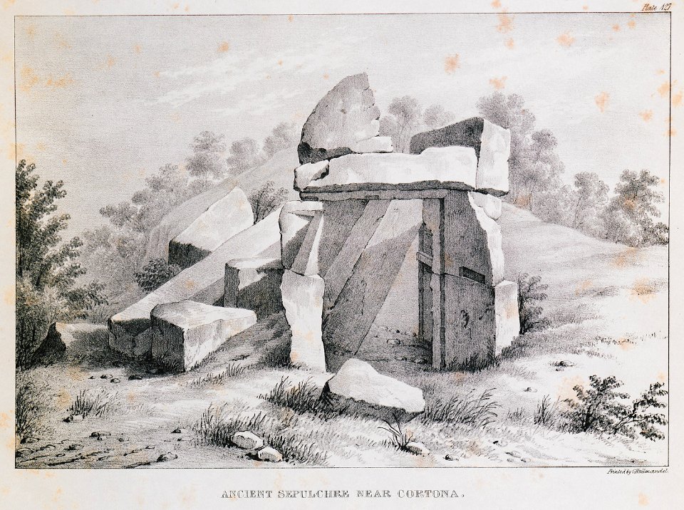 Ancient sepulchre near Cortona - Dodwell Edward - 1834