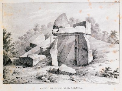 Ancient sepulchre near Cortona - Dodwell Edward - 1834