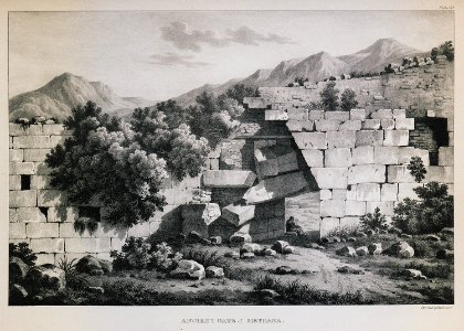 Ancient gate at Methana - Dodwell Edward - 1834