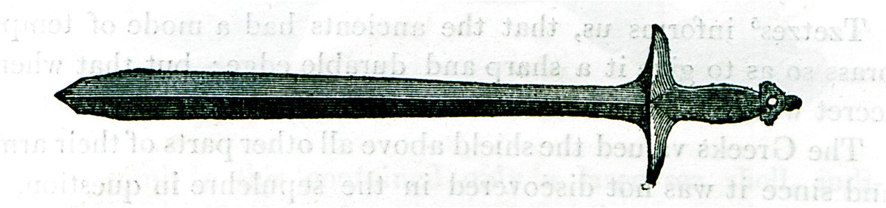 Ancient sword found at the tomb of a warrior - Dodwell Edward - 1819