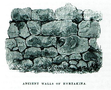 Ancient walls of Hytrakina - Pashley Robert - 1837