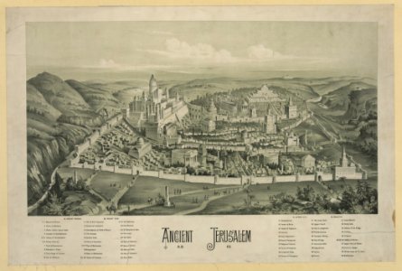 Ancient Jerusalem A.D. 65 LCCN2004669149