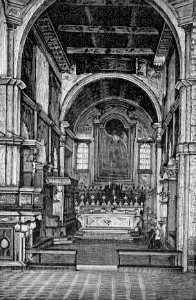 Ancona – Interno della Cattedrale (xilografia)