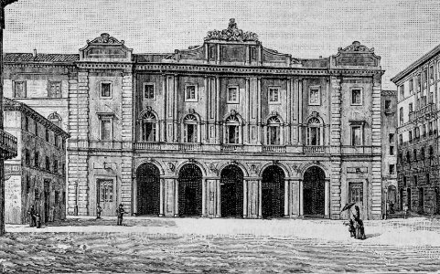 Ancona – Palazzo Provinciale (xilografia)