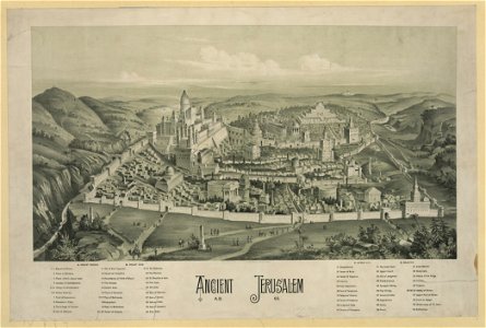 Ancient Jerusalem A.D. 65 LCCN2004669149