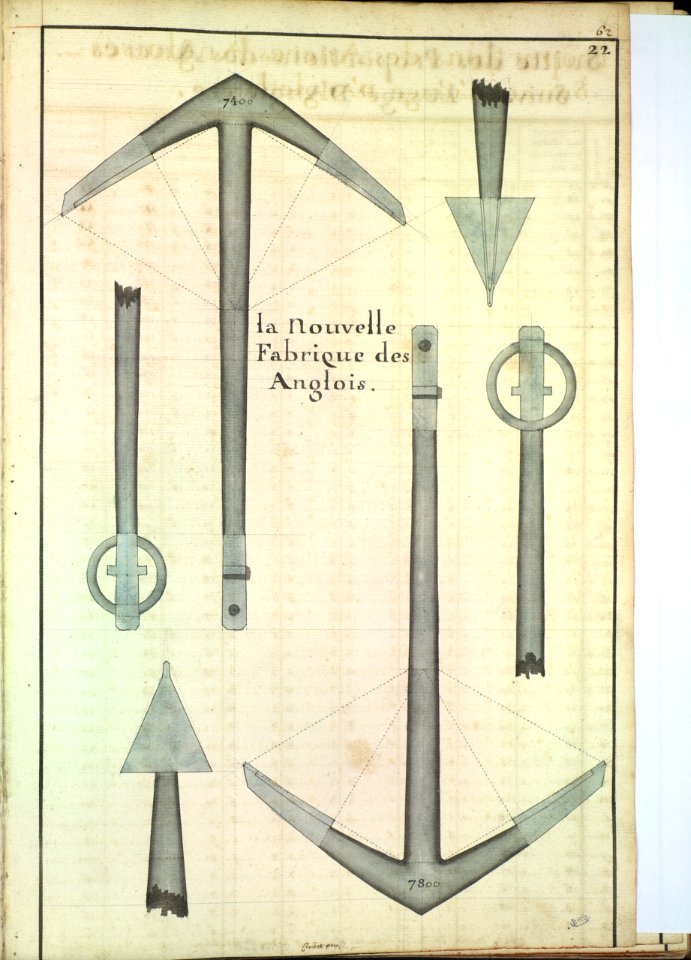 Ancre anglaise fin XVIIIè siècle