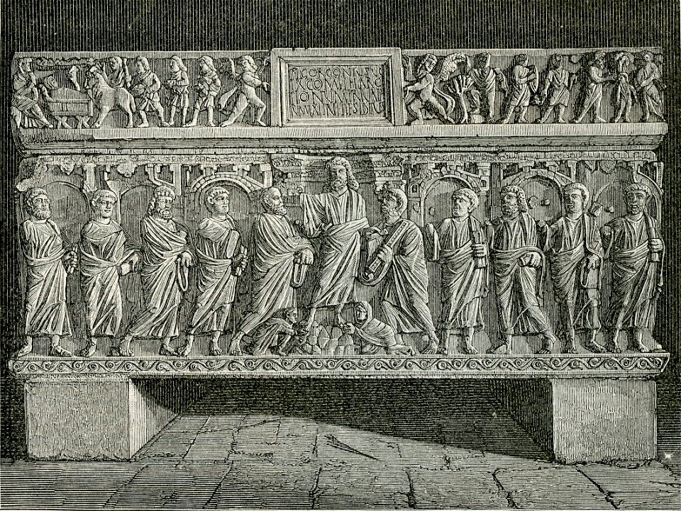 Ancona Cattedrale Sarcofago di Tito Giulio Gorgonio