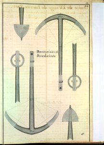 Ancres danoises et suédoises XVIIIè siècle