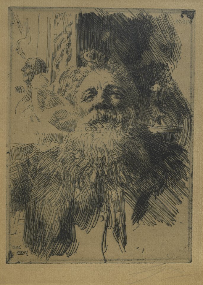 Anders Zorn Auguste Rodin Thielska 520