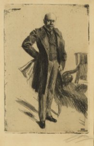 Anders Zorn Colonel Lamont Standing Thielska 479