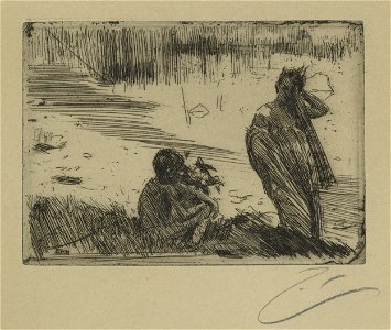 Anders Zorn Bathing Boys on the Beach Thielska 441
