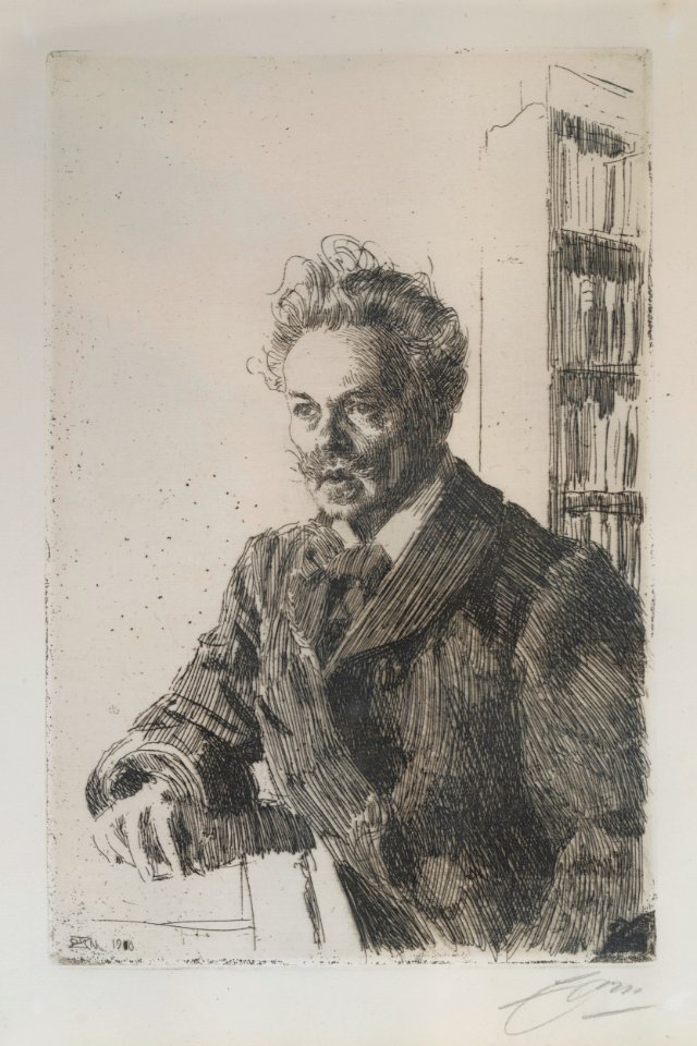 Anders Zorn August Strindberg Thielska 540