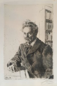 Anders Zorn August Strindberg Thielska 540