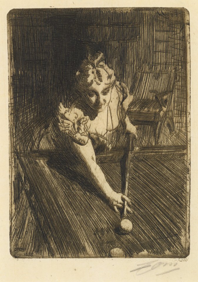 Anders Zorn Billiards Thielska 466