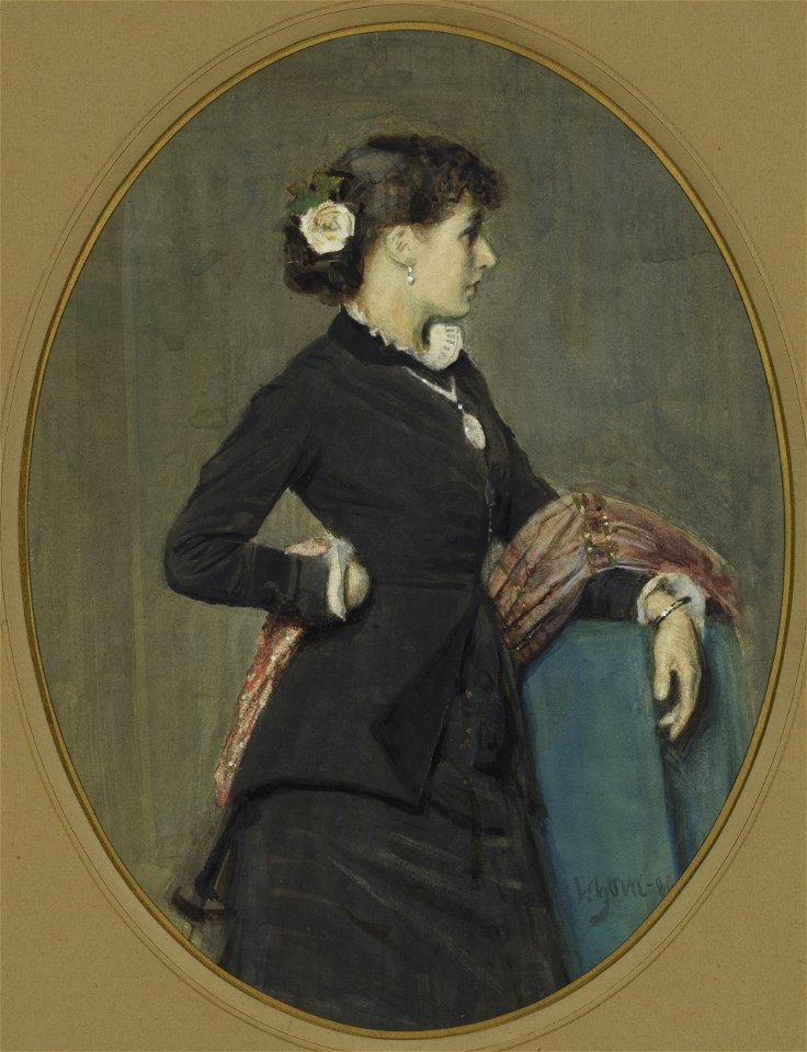 Anders Zorn Portrait of Miss Nyström Thielska 414