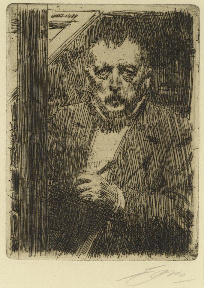 Anders Zorn Self-Portrait Thielska 548