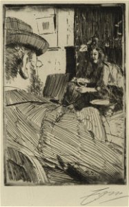 Anders Zorn Albert Besnard and his Model Thielska 448
