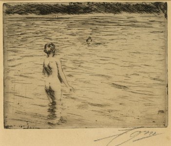 Anders Zorn Mother Bathing Thielska 442