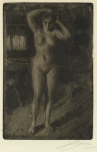 Anders Zorn Anna Combing her Hair Thielska 513