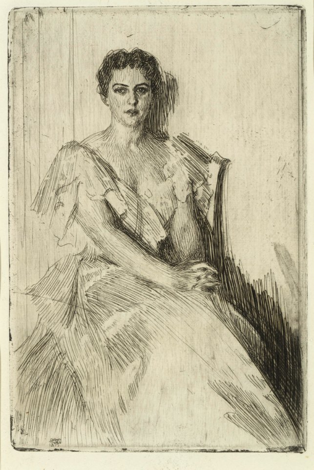 Anders Zorn Mrs. Grover Cleveland I Thielska 469a