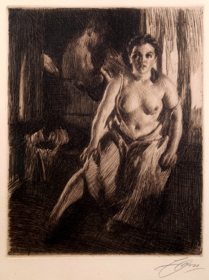 Anders Zorn The Bed-stool Thielska 573